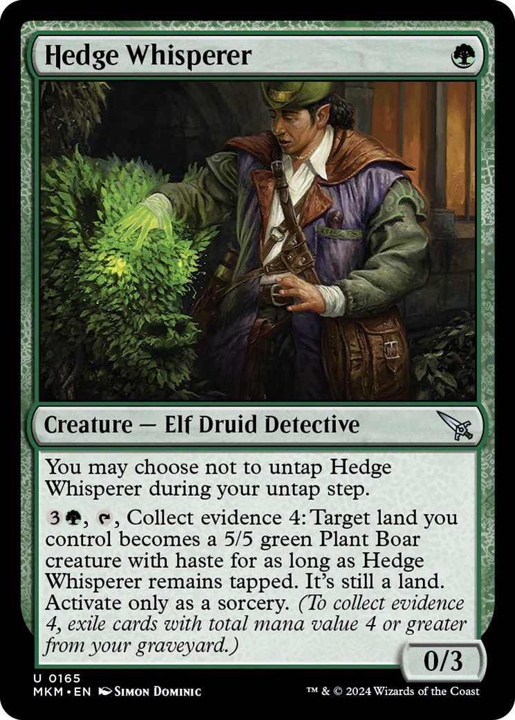 Hedge Whisperer [Murders at Karlov Manor] | Dragon's Lair Comics and Fantasy Houston TX