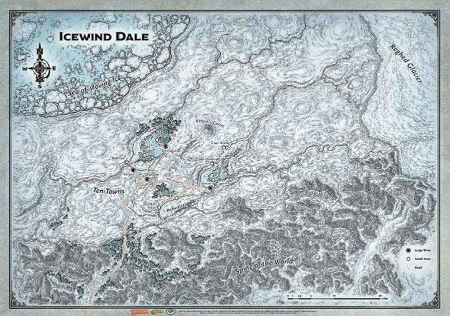 Dungeons and Dragons Icewind Dale Large Map Set | Dragon's Lair Comics and Fantasy Houston TX