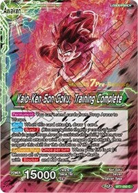 Son Goku // Kaio-Ken Son Goku, Training Complete (BT7-050_PR) [Assault of the Saiyans Prerelease Promos] | Dragon's Lair Comics and Fantasy Houston TX