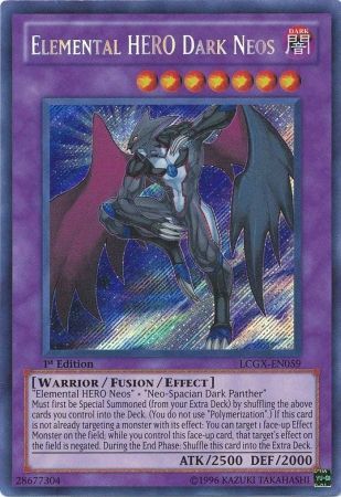 Elemental HERO Dark Neos [LCGX-EN059] Secret Rare | Dragon's Lair Comics and Fantasy Houston TX