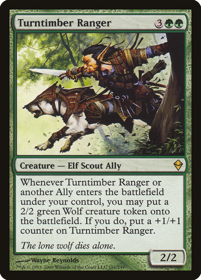 Turntimber Ranger [Zendikar] | Dragon's Lair Comics and Fantasy Houston TX