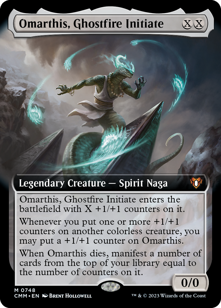 Omarthis, Ghostfire Initiate (Extended Art) [Commander Masters] | Dragon's Lair Comics and Fantasy Houston TX