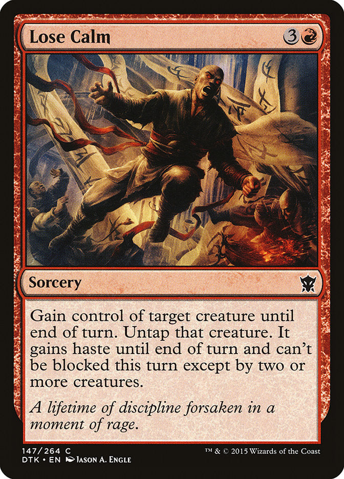 Lose Calm [Dragons of Tarkir] | Dragon's Lair Comics and Fantasy Houston TX