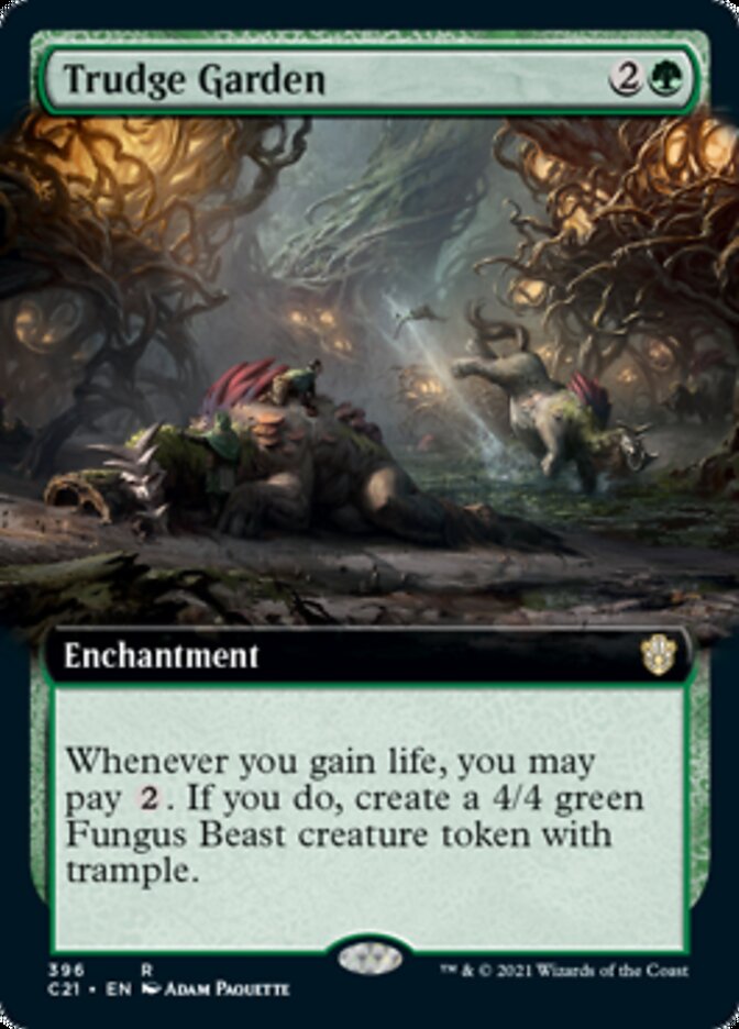 Trudge Garden (Extended Art) [Commander 2021] | Dragon's Lair Comics and Fantasy Houston TX