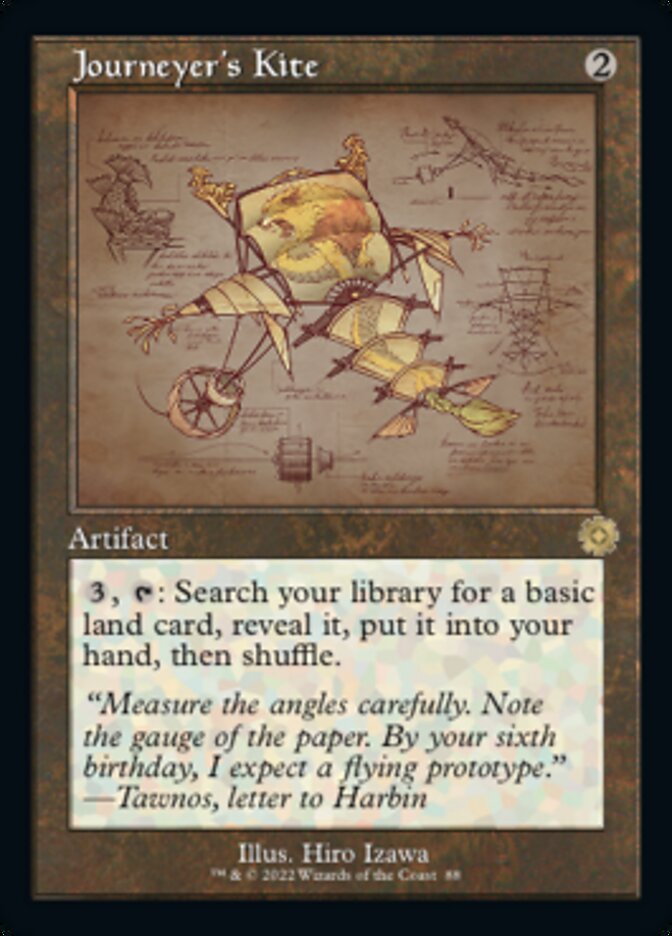 Journeyer's Kite (Retro Schematic) [The Brothers' War Retro Artifacts] | Dragon's Lair Comics and Fantasy Houston TX