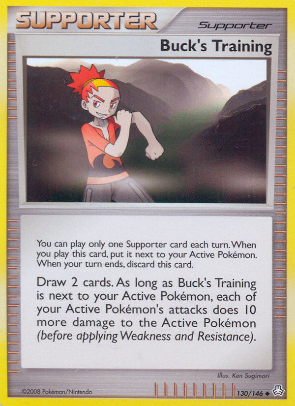 Buck's Training (130/146) [Diamond & Pearl: Legends Awakened] | Dragon's Lair Comics and Fantasy Houston TX