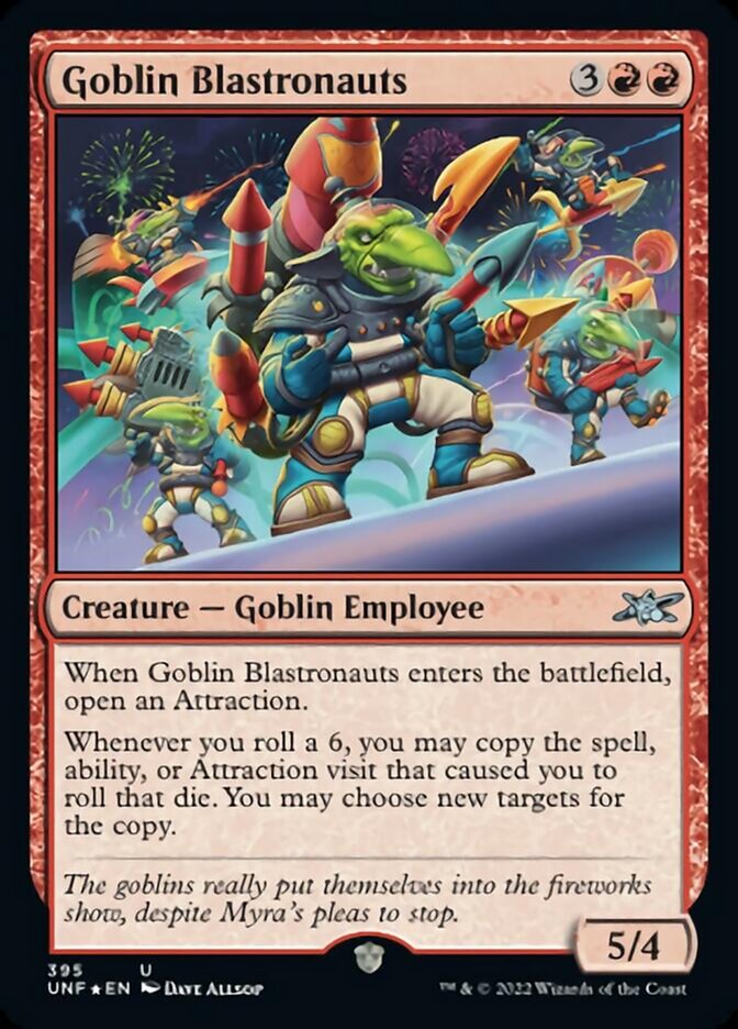 Goblin Blastronauts (Galaxy Foil) [Unfinity] | Dragon's Lair Comics and Fantasy Houston TX