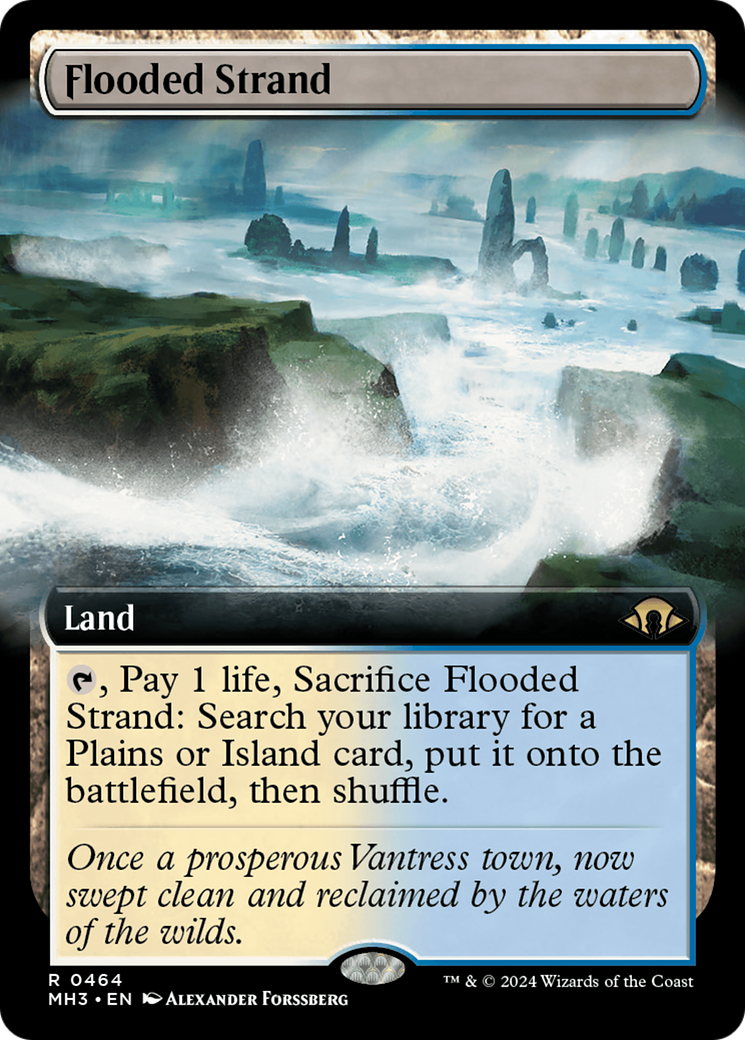 Flooded Strand (Extended Art) [Modern Horizons 3] | Dragon's Lair Comics and Fantasy Houston TX