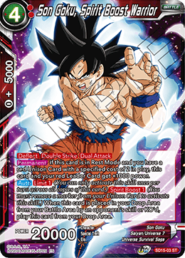 Son Goku, Spirit Boost Warrior (Starter Deck - Pride of the Saiyans) (SD15-03) [Cross Spirits] | Dragon's Lair Comics and Fantasy Houston TX