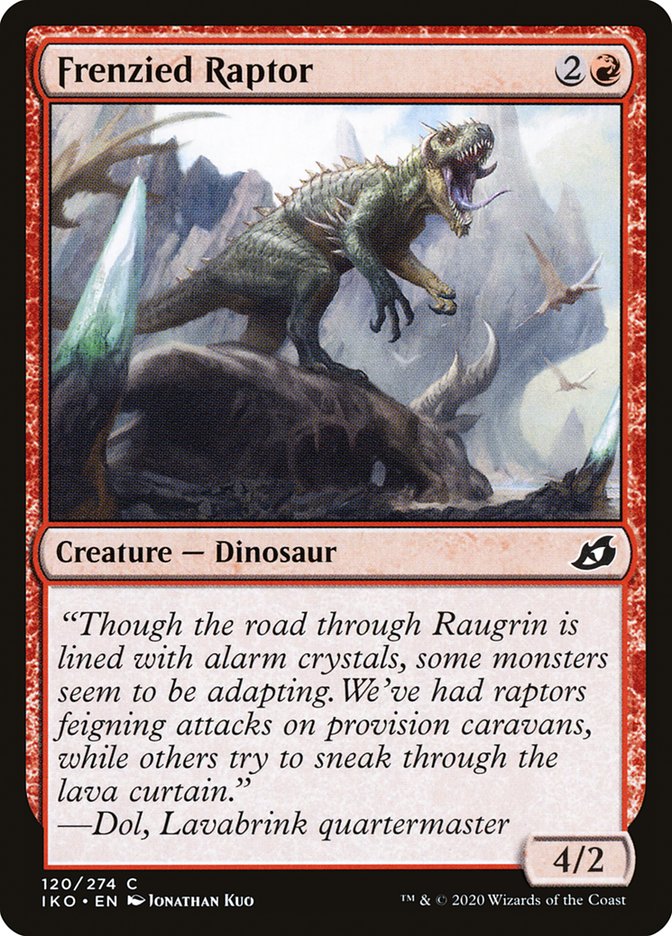 Frenzied Raptor [Ikoria: Lair of Behemoths] | Dragon's Lair Comics and Fantasy Houston TX