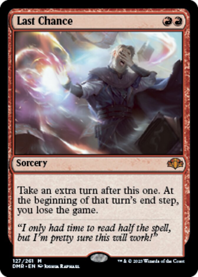 Last Chance [Dominaria Remastered] | Dragon's Lair Comics and Fantasy Houston TX
