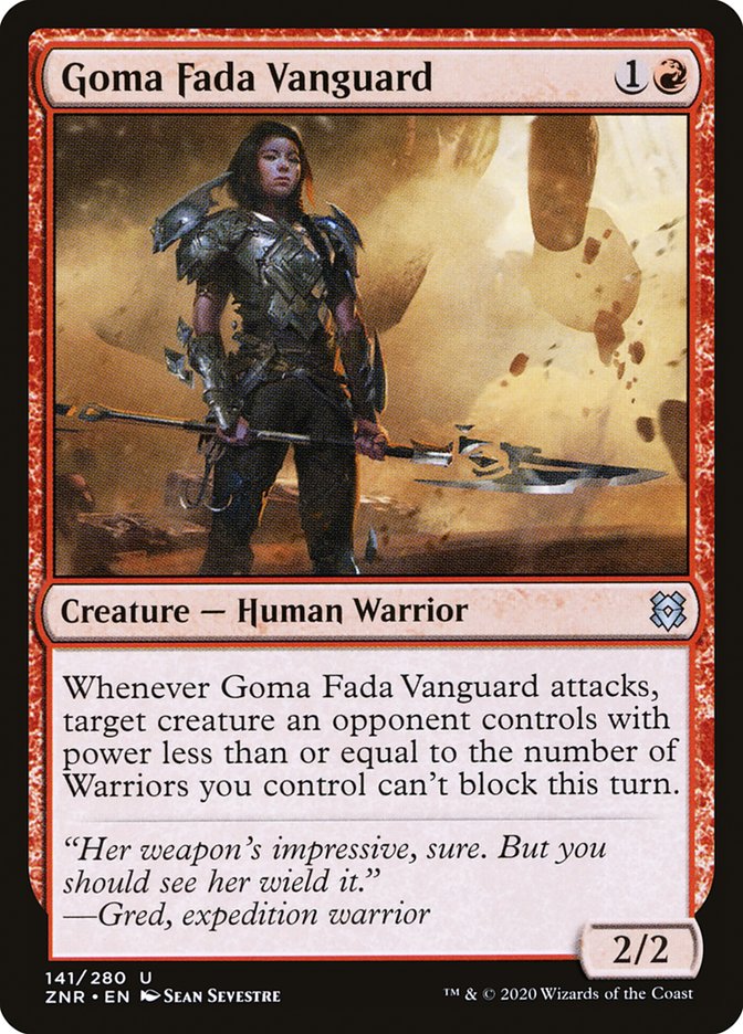 Goma Fada Vanguard [Zendikar Rising] | Dragon's Lair Comics and Fantasy Houston TX
