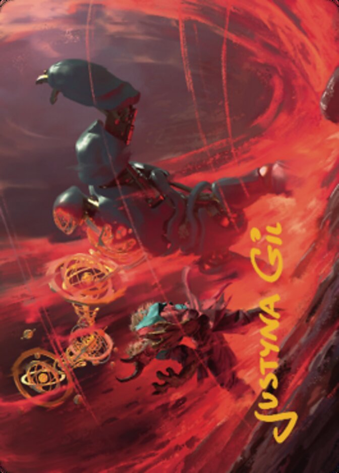 Twinferno Art Card (Gold-Stamped Signature) [Dominaria United Art Series] | Dragon's Lair Comics and Fantasy Houston TX