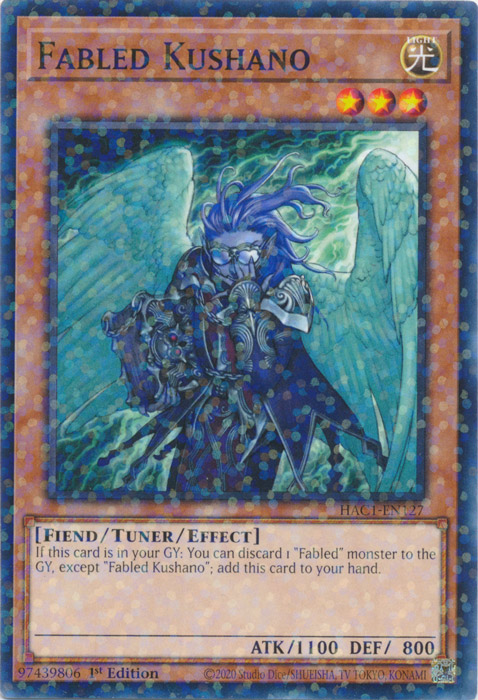 Fabled Kushano (Duel Terminal) [HAC1-EN127] Common | Dragon's Lair Comics and Fantasy Houston TX