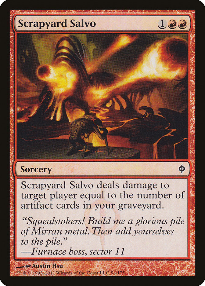 Scrapyard Salvo [New Phyrexia] | Dragon's Lair Comics and Fantasy Houston TX