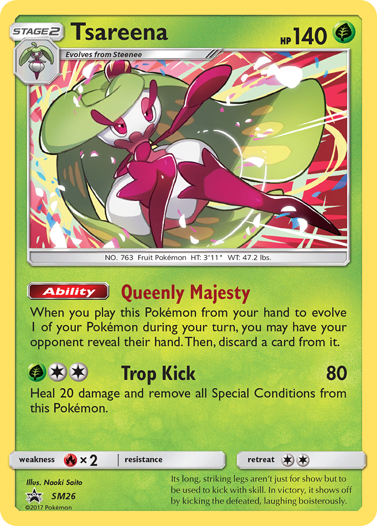 Tsareena (SM26) [Sun & Moon: Black Star Promos] | Dragon's Lair Comics and Fantasy Houston TX