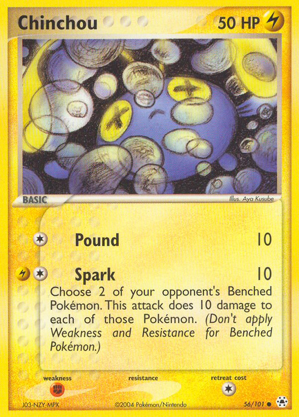 Chinchou (56/101) [EX: Hidden Legends] | Dragon's Lair Comics and Fantasy Houston TX