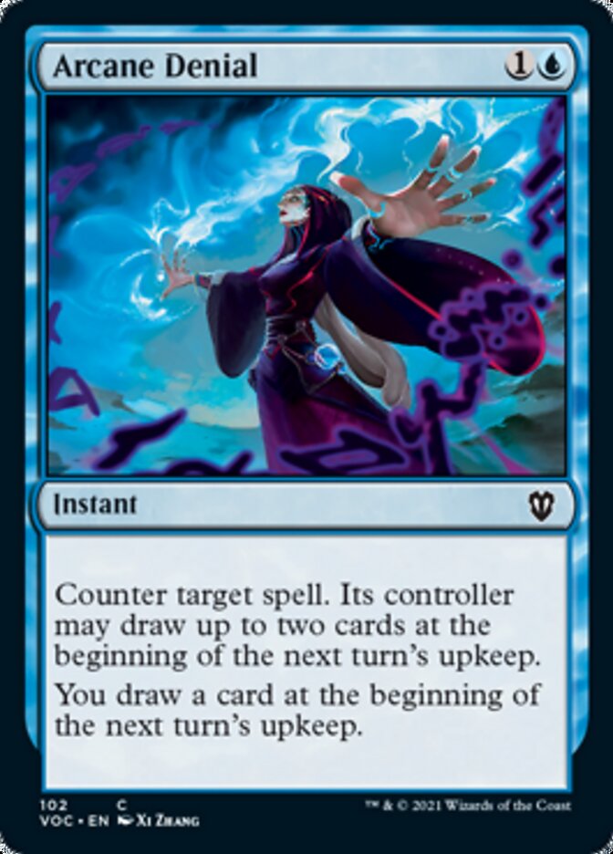 Arcane Denial [Innistrad: Crimson Vow Commander] | Dragon's Lair Comics and Fantasy Houston TX