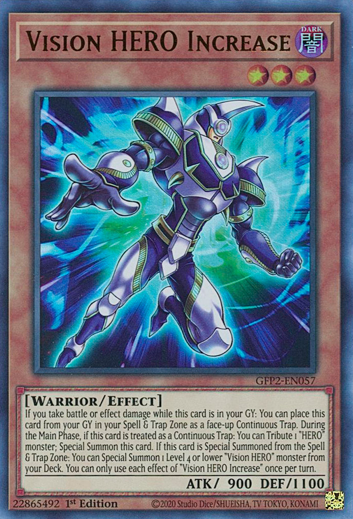 Vision HERO Increase [GFP2-EN057] Ultra Rare | Dragon's Lair Comics and Fantasy Houston TX