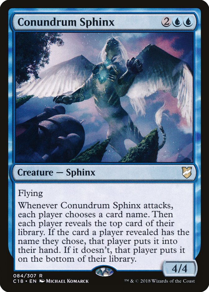 Conundrum Sphinx [Commander 2018] | Dragon's Lair Comics and Fantasy Houston TX