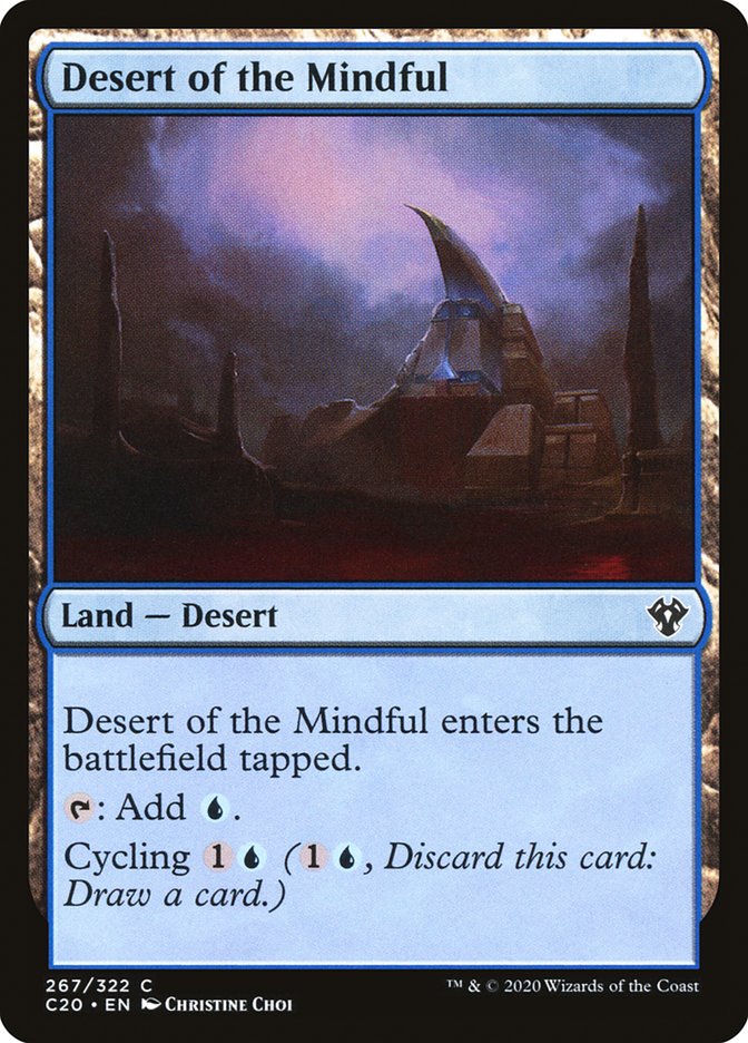 Desert of the Mindful [Commander 2020] | Dragon's Lair Comics and Fantasy Houston TX