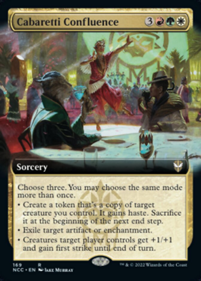 Cabaretti Confluence (Extended Art) [Streets of New Capenna Commander] | Dragon's Lair Comics and Fantasy Houston TX