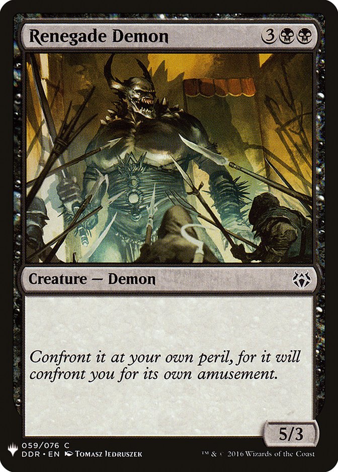 Renegade Demon [Mystery Booster] | Dragon's Lair Comics and Fantasy Houston TX