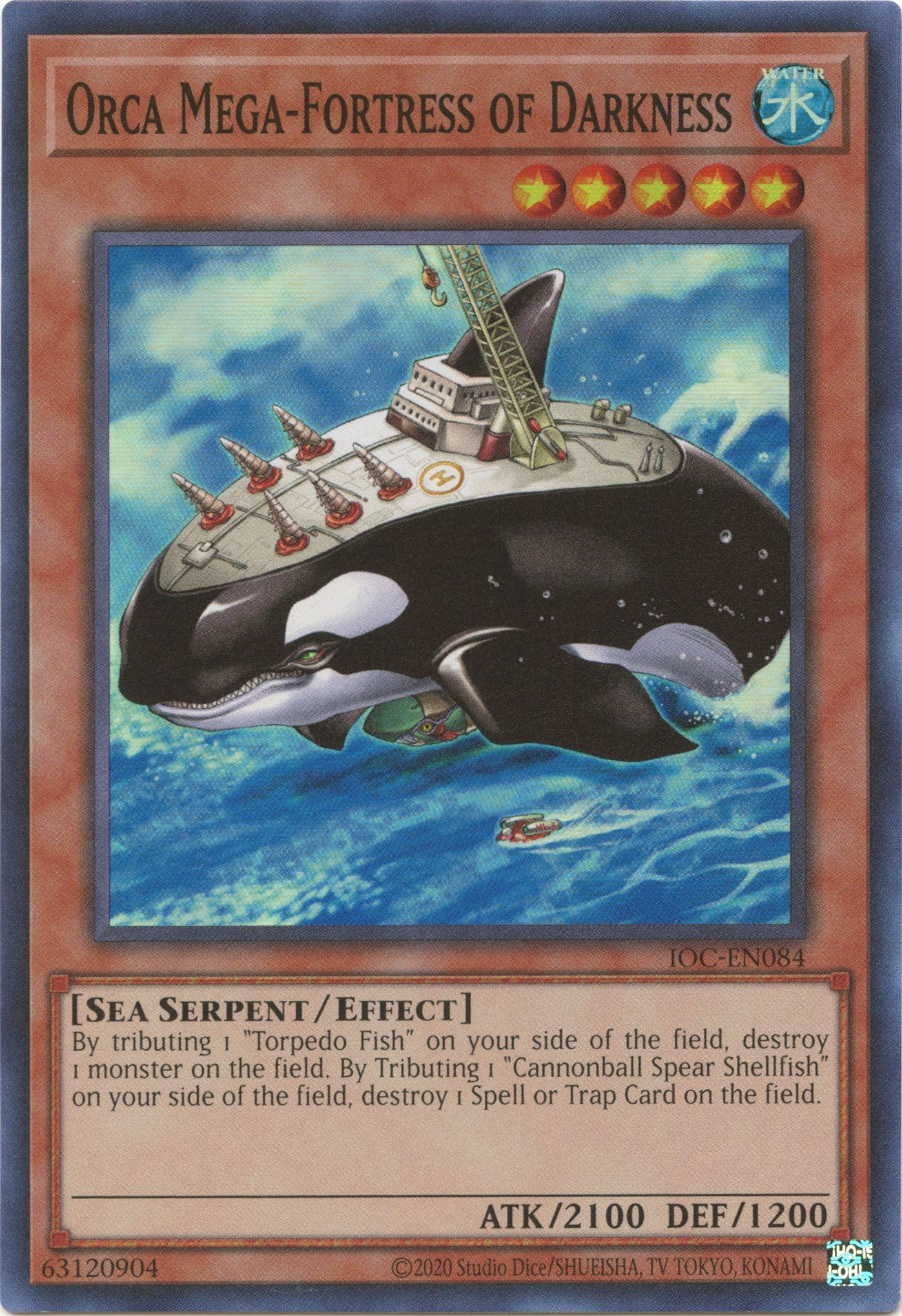 Orca Mega-Fortress of Darkness (25th Anniversary) [IOC-EN084] Super Rare | Dragon's Lair Comics and Fantasy Houston TX