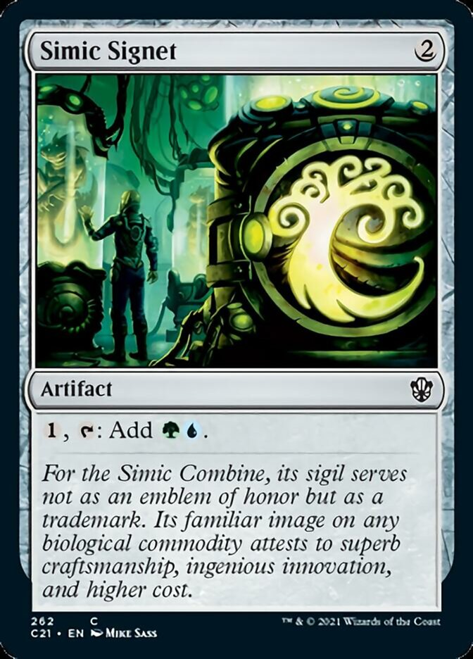 Simic Signet [Commander 2021] | Dragon's Lair Comics and Fantasy Houston TX