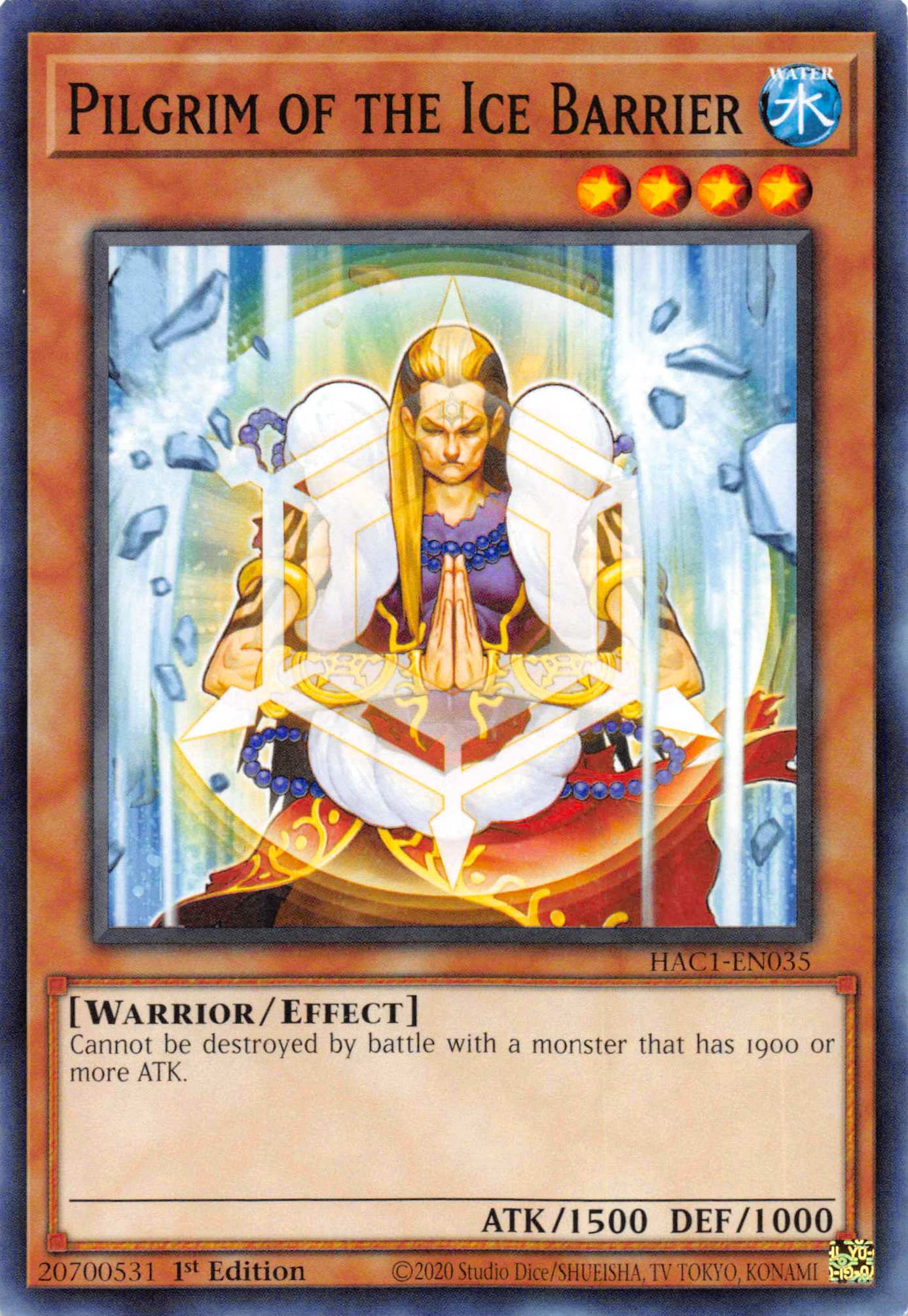Pilgrim of the Ice Barrier [HAC1-EN035] Common | Dragon's Lair Comics and Fantasy Houston TX