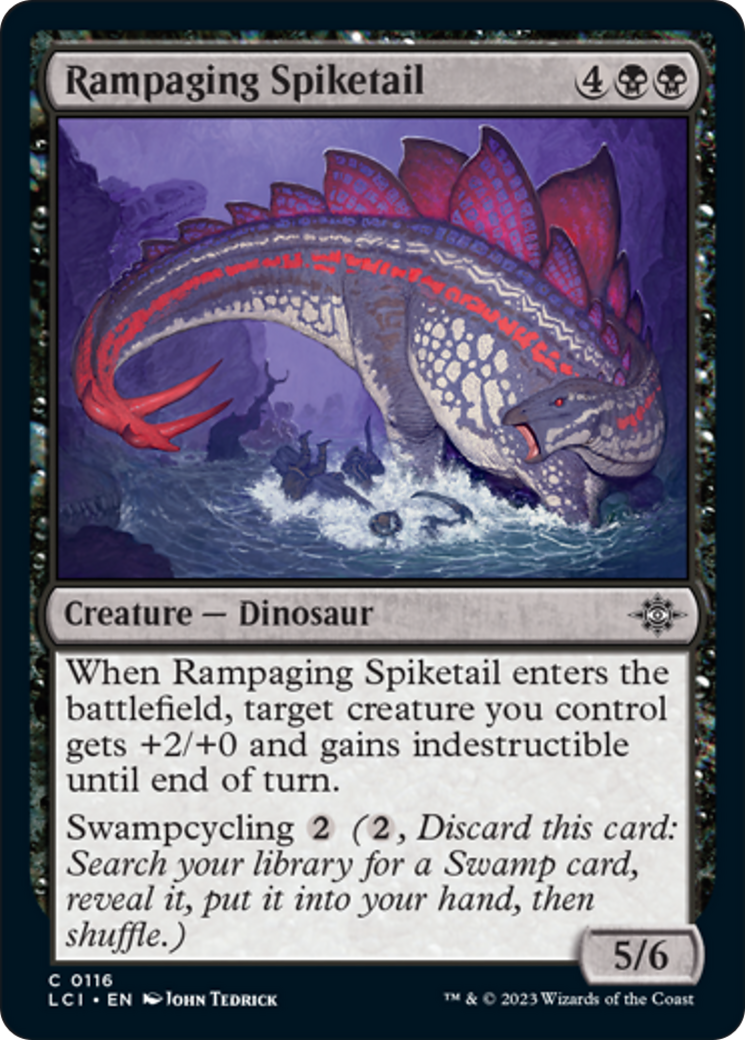 Rampaging Spiketail [The Lost Caverns of Ixalan] | Dragon's Lair Comics and Fantasy Houston TX
