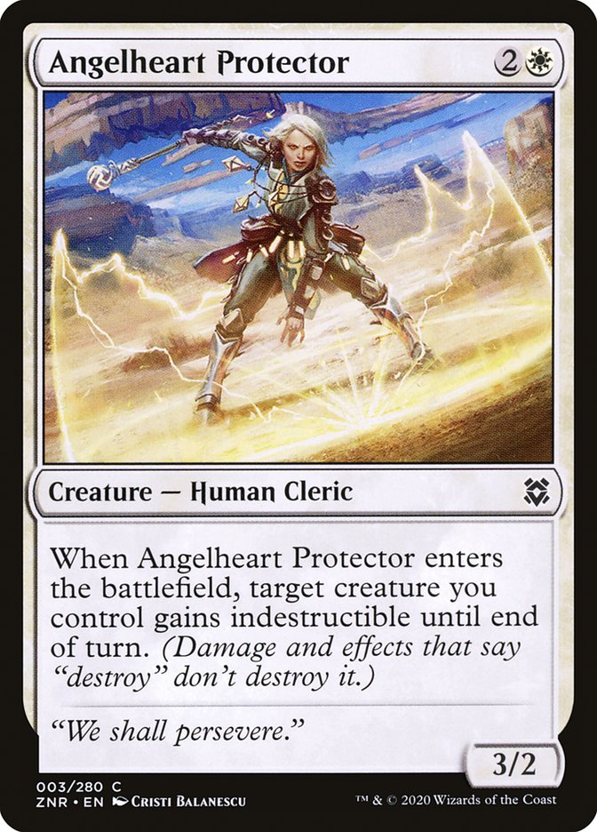 Angelheart Protector [Zendikar Rising] | Dragon's Lair Comics and Fantasy Houston TX
