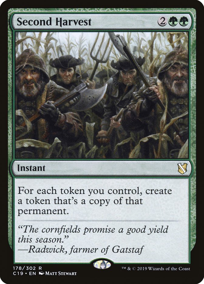 Second Harvest [Commander 2019] | Dragon's Lair Comics and Fantasy Houston TX