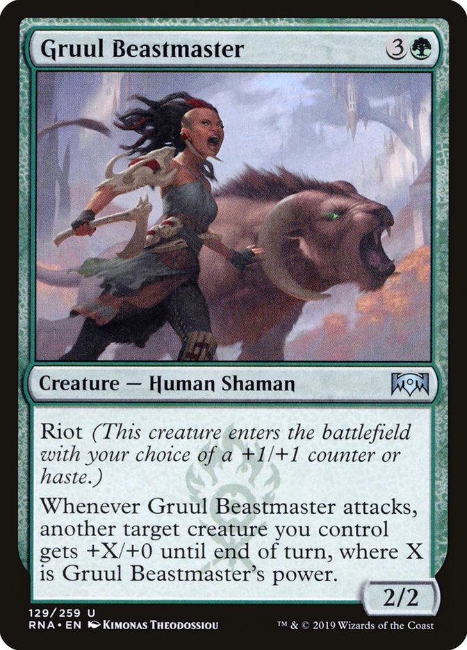 Gruul Beastmaster [Ravnica Allegiance] | Dragon's Lair Comics and Fantasy Houston TX