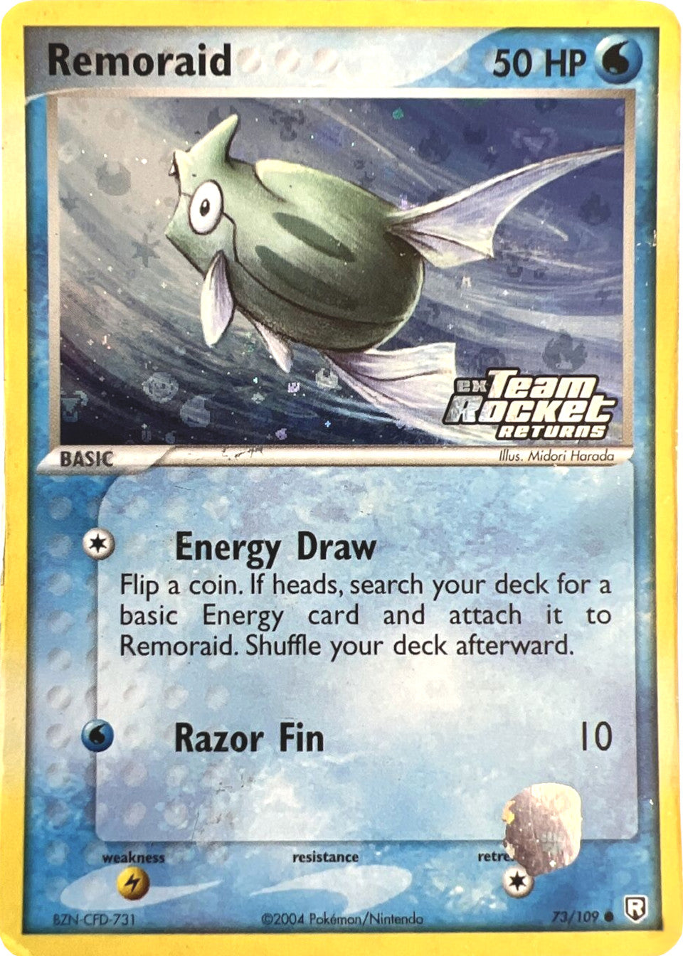 Remoraid (73/109) (Stamped) [EX: Team Rocket Returns] | Dragon's Lair Comics and Fantasy Houston TX