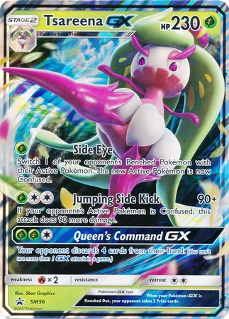 Tsareena GX (SM56) (Jumbo Card) [Sun & Moon: Black Star Promos] | Dragon's Lair Comics and Fantasy Houston TX