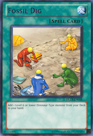 Fossil Dig (Purple) [DL13-EN018] Rare | Dragon's Lair Comics and Fantasy Houston TX
