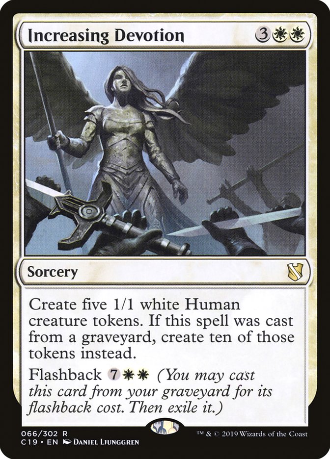 Increasing Devotion [Commander 2019] | Dragon's Lair Comics and Fantasy Houston TX