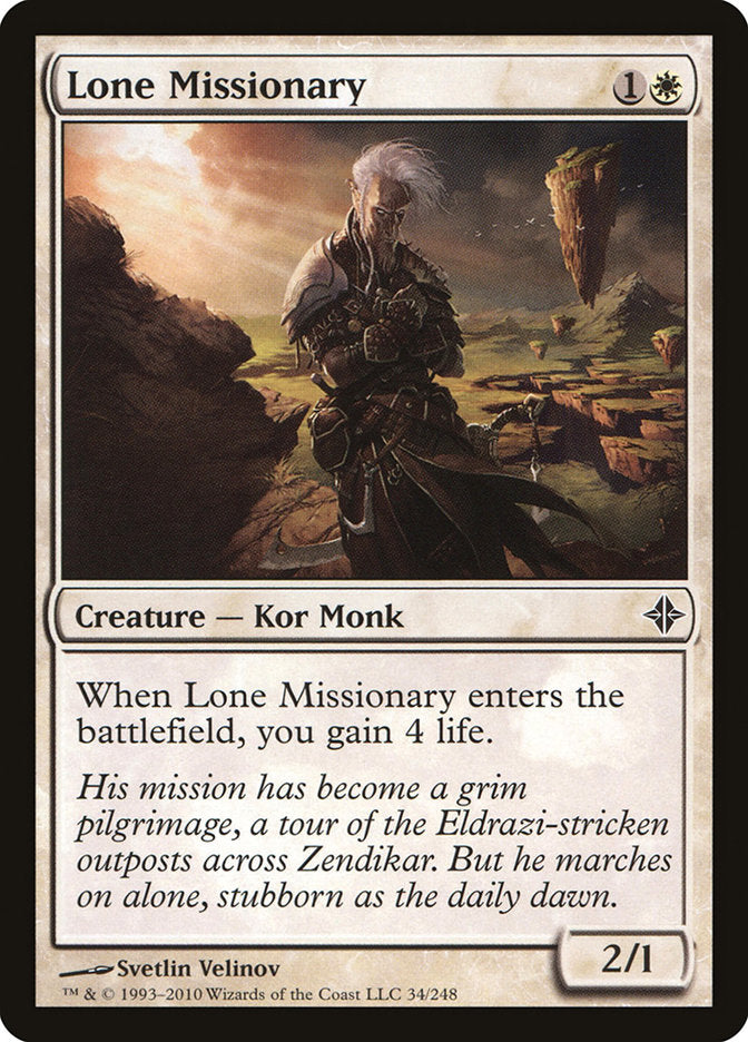 Lone Missionary [Rise of the Eldrazi] | Dragon's Lair Comics and Fantasy Houston TX