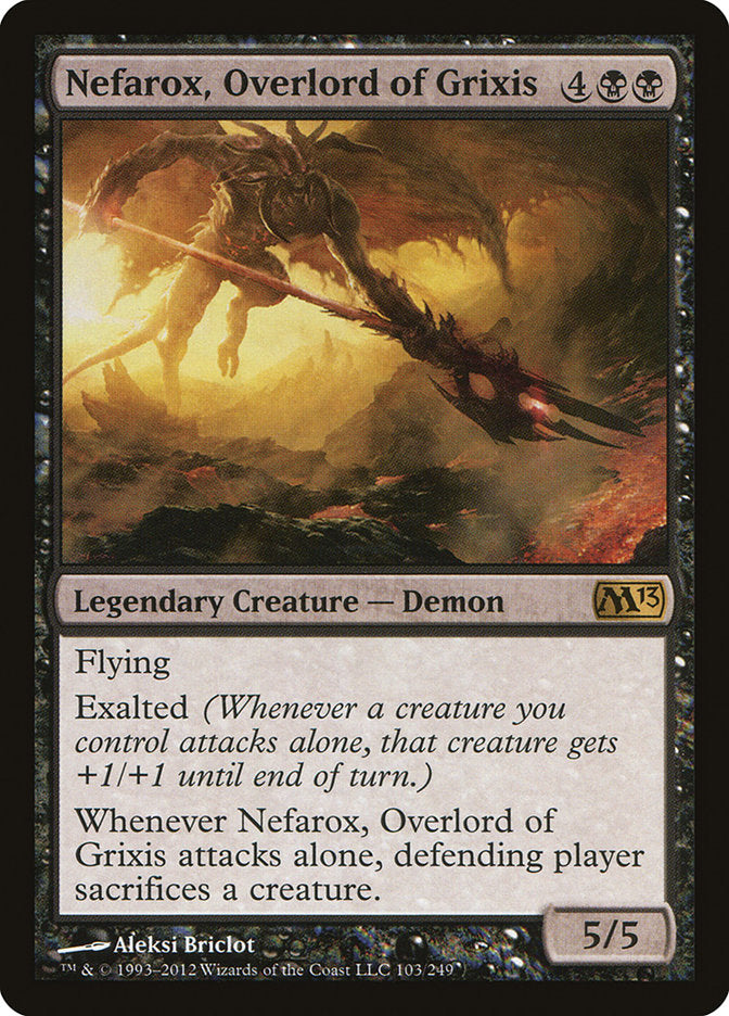 Nefarox, Overlord of Grixis [Magic 2013] | Dragon's Lair Comics and Fantasy Houston TX