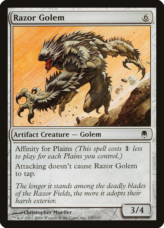 Razor Golem [Darksteel] | Dragon's Lair Comics and Fantasy Houston TX