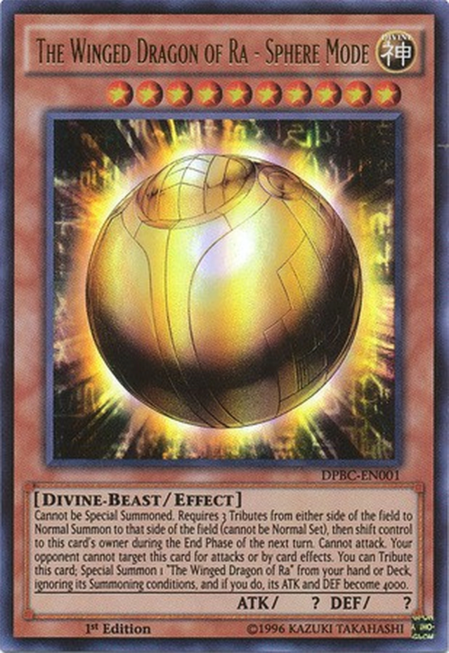 The Winged Dragon of Ra - Sphere Mode [DPBC-EN001] Ultra Rare | Dragon's Lair Comics and Fantasy Houston TX