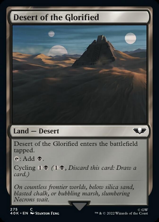 Desert of the Glorified (Surge Foil) [Warhammer 40,000] | Dragon's Lair Comics and Fantasy Houston TX