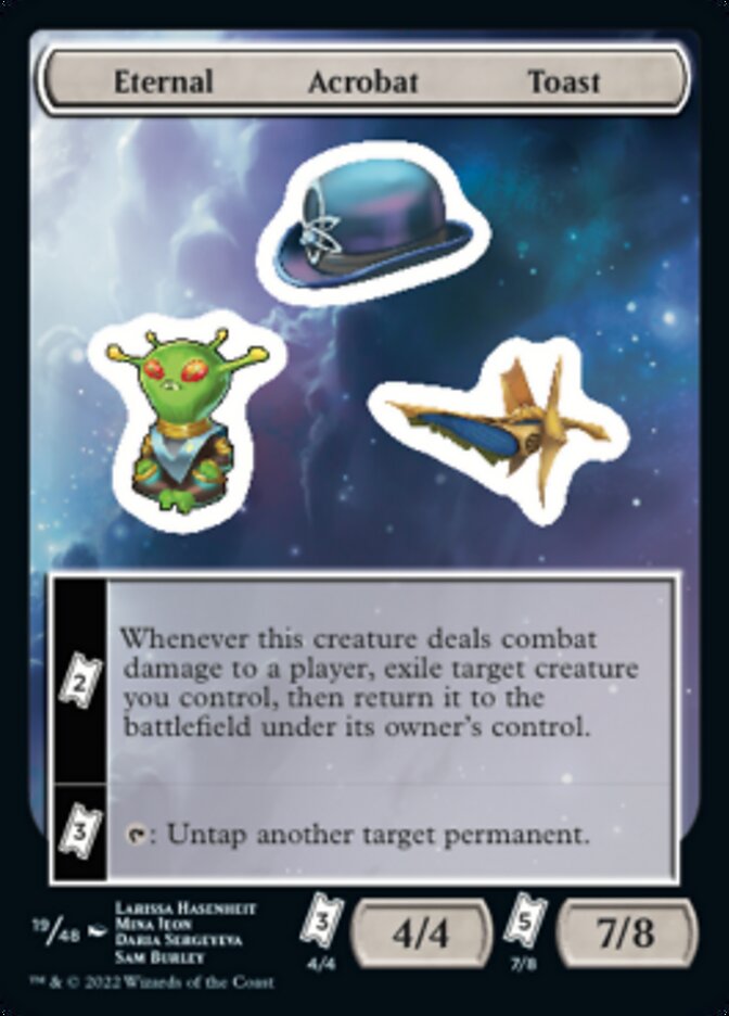 Eternal Acrobat Toast [Unfinity Stickers] | Dragon's Lair Comics and Fantasy Houston TX