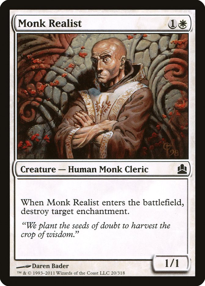 Monk Realist [Commander 2011] | Dragon's Lair Comics and Fantasy Houston TX