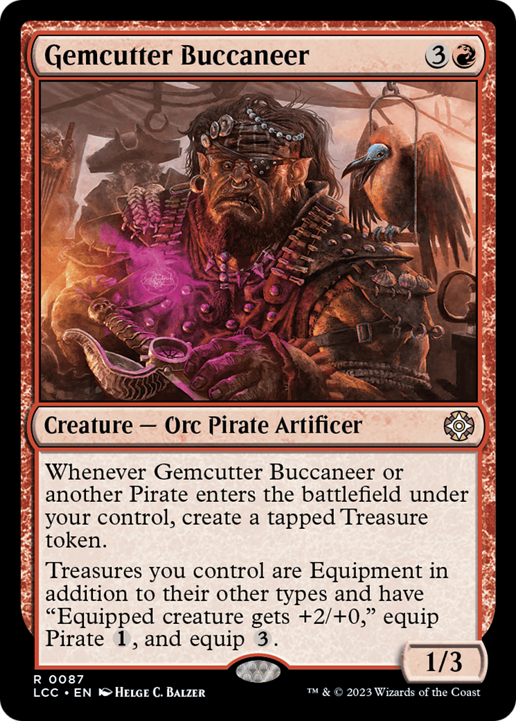 Gemcutter Buccaneer [The Lost Caverns of Ixalan Commander] | Dragon's Lair Comics and Fantasy Houston TX