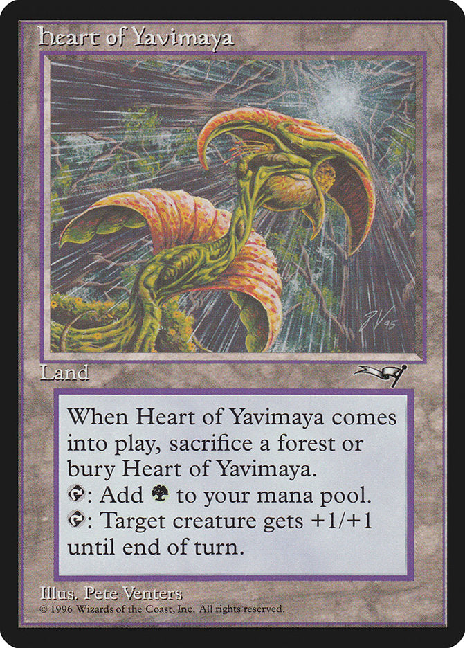 Heart of Yavimaya [Alliances] | Dragon's Lair Comics and Fantasy Houston TX
