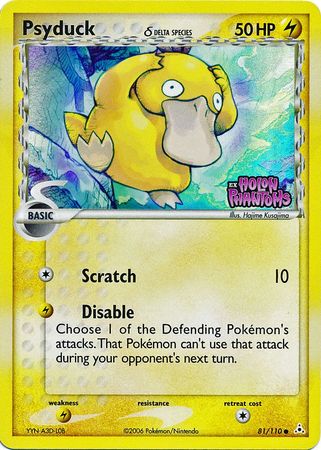 Psyduck (81/110) (Delta Species) (Stamped) [EX: Holon Phantoms] | Dragon's Lair Comics and Fantasy Houston TX