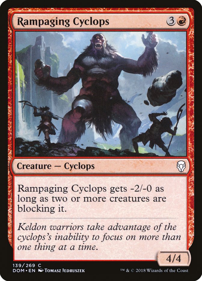 Rampaging Cyclops [Dominaria] | Dragon's Lair Comics and Fantasy Houston TX