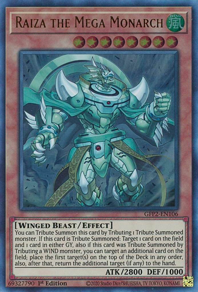 Raiza the Mega Monarch [GFP2-EN106] Ultra Rare | Dragon's Lair Comics and Fantasy Houston TX